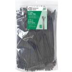 Commercial Electric11 in. UV Resist Cable Tie, Black (500-Pack) ( XLS-11-75-0D)