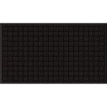 24 in. x 36 in. Black Recycled Rubber Commercial Door Mat (60-060-9501-20000300)