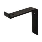 Crates & Pallet6 in. Black Steel Shelf Bracket for Wood Shelving (69101)