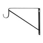 EverbiltBlack Heavy Duty Shelf Bracket and Rod Support (19702)