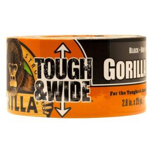 Gorilla25 yds. Tough and Wide Black Duct Tape (106425)