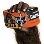 Gorilla 25 yds. Tough and Wide Black Duct Tape (106425)