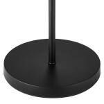 Hampton Bay 1-Light Torchiere Floor Lamp in Black, 70 inches tall with a Plastic Shade