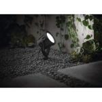 Hampton Bay Smart Low Voltage Black Integrated LED RGB Landscape Flood Light