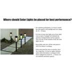 Hampton BayTerrace Park 10 Lumen Black LED Weather Resistant Outdoor Solar Path Light with Plastic Lens (4-Pack) (32300-008-4pk)