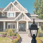 Hampton Bay 1-Light Black Steel Line Voltage Outdoor Weather Resistant Post Light with No Bulb Included (HB7026P-05)