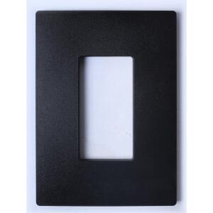 Hampton Bay1-Gang Black Decorator/Rocker Plastic Wall Plate (8452349)