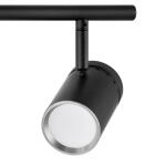 Hampton Bay Crosshaven 2.6 ft. 4-Light Black Smart Color Tunable Integrated LED Fixed Track Ceiling Lighting Kit