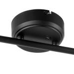 Hampton Bay Crosshaven 2.6 ft. 4-Light Black Smart Color Tunable Integrated LED Fixed Track Ceiling Lighting Kit