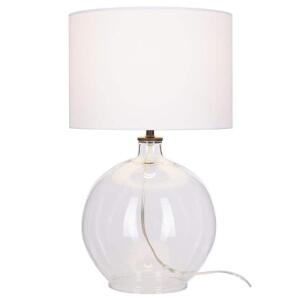 Hampton Bay 21.5 in Windmere Clear Glass Table Lamp