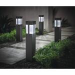 Home Decorators CollectionSumner 20 Lumen Black LED Weather Resistant Outdoor Solar Path Light with Glass Lens 4-Pack (94301-W22-4PK)