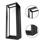 Rockwood 14.93 in. Black Modern Integrated LED Color Changing Outdoor Wall Light Sconce (1-Pack) G19226