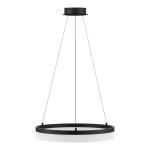 Home Decorators CollectionKipling 35-Watt Black Modern Integrated LED Pendant Light with Frosted Acrylic Shade (22826-002)