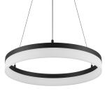 Home Decorators CollectionKipling 35-Watt Black Modern Integrated LED Pendant Light with Frosted Acrylic Shade (22826-002)