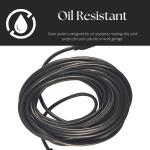 Husky 50 ft. 14/3 Medium Duty Indoor/Outdoor Oil Resistant Extension Cord - (Black) 57050BLKHY