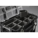 Husky 22 in. Stackable Tool Box, 22 in. Rolling Tool Cart and Pro Small Parts Organizer With Removable 12 Bins