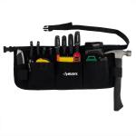 Husky 24 in. 13-Pocket Black Canvas Tool Work Apron