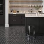 Jeffrey CourtMidnight Hex Black 10.875 in. x 9.5 in. Honed Marble Wall and Floor Mosaic Tile (0.717 sq. ft./Each) (95878)