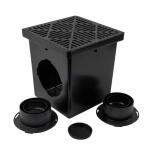 NDS12 in. x 12 in. Drainage Catch Basin, 2 Opening Kit (1200BKIT)