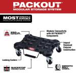 Milwaukee 24 in. x 18 in. Black PACKOUT Dolly Multi-Purpose Utility Tool Cart