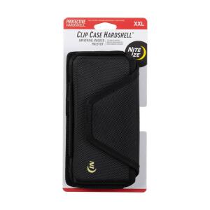 Nite Ize 2X-Large Clip Case Hardshell Horizontal Universal Rugged Holster, Black (HSHS2L-01-R3)