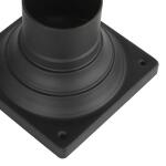 6 in. Square Black Pier Mount Base for Outdoor Post Light Fixtures (C6359 BK)