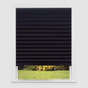 Redi ShadeCut-to-Size Black Cordless Blackout Privacy Temporary Shades 36 in. W x 72 ( 3203094)