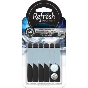 Refresh Your Car Lightning Bolt Ice Storm Vent Stick (6-Pack) (E303984300)