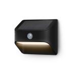 Ring Smart Lighting Solar Black Motion Activated Integrated LED Deck Step Light - Black