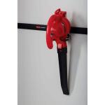 RubbermaidFasttrack Power Tool Holder Utility Hook, 50 lbs. Capacity, Wall Mounted Storage and Organization System for Home/Garage (1784460)