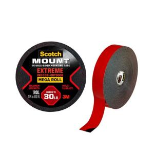 Scotch1 in. x 11.1 yds. Permanent Double Sided Extreme Mounting Tape (414-LONGDC)