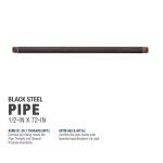 Southland1/2 in. x 72 in. Black Steel Schedule 40 Pipe (583-720HC)