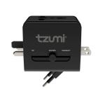 Tzumi Dual USB and USB-C Travel Adapter (8481HD)