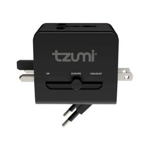 Tzumi Dual USB and USB-C Travel Adapter (8481HD)