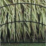 Vigoro Alexander Black Metal Garden Fence (51030)