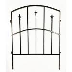 Vigoro Alexander Black Metal Garden Fence (51030)