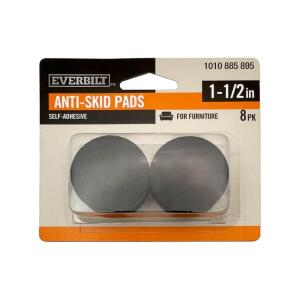 Everbilt Black Self-Adhesive Anti-Skid Pads 1-1/2 in. (8-Pack)(41-H1003)