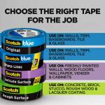 3MScotchBlue 0.94 In. x 60 Yds. Original Multi-Surface Painter's Tape (9 Rolls) (2090-24AP9)