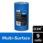 3MScotchBlue 0.94 In. x 60 Yds. Original Multi-Surface Painter's Tape (9 Rolls) (2090-24AP9)