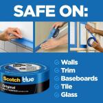 3MScotchBlue 0.94 In. x 60 Yds. Original Multi-Surface Painter's Tape (9 Rolls) (2090-24AP9)