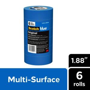 3MScotchBlue 1.88 in. x 60 yds. Original Multi-Surface Painter's Tape (6-Pack) (2090-48TP6)