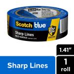 3MScotchBlue 1.41 in. x 60 yds. Sharp Lines Multi-Surface Painter's Tape with Edge-Lock (2093-36CC)