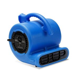 B-Air1/4 HP Air Mover Blower Fan for Water Damage Restoration Carpet Dryer Floor Home and Plumbing Use in Blue(BA-VP-25-BL)