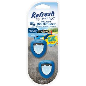 Refresh Your Car Diffuser Air Freshener (New Car /Cool Breeze Scent, 2 Pack) (E301450900)