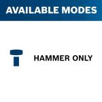 Bosch15 Amp 1-1/8 in. Corded Variable Speed SDS-Max Power Inline Demolition Hammer for Concrete with Carrying Case (DH1020VC)