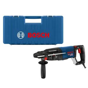 Bosch Bulldog Xtreme 8 Amp 1 in. Corded Variable Speed SDS-Plus Rotary Hammer Drill for Concrete/Masonry, with Carrying Case