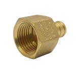 Apollo1/2 in. Brass PEX-B Barb x 1/2 in. Female Pipe Thread Adapter 5-Pack (APXFA12125PK)