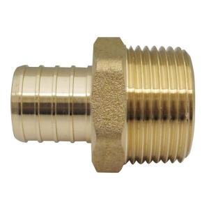 Apollo1 in. Brass PEX-B Barb x Male Pipe Thread Adapter (APXMA11)