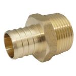 Apollo1 in. Brass PEX-B Barb x Male Pipe Thread Adapter (APXMA11)