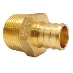 Apollo3/4 in. Brass PEX-B Barb x 3/4 in. Male Pipe Thread Adapter (APXMA3434)